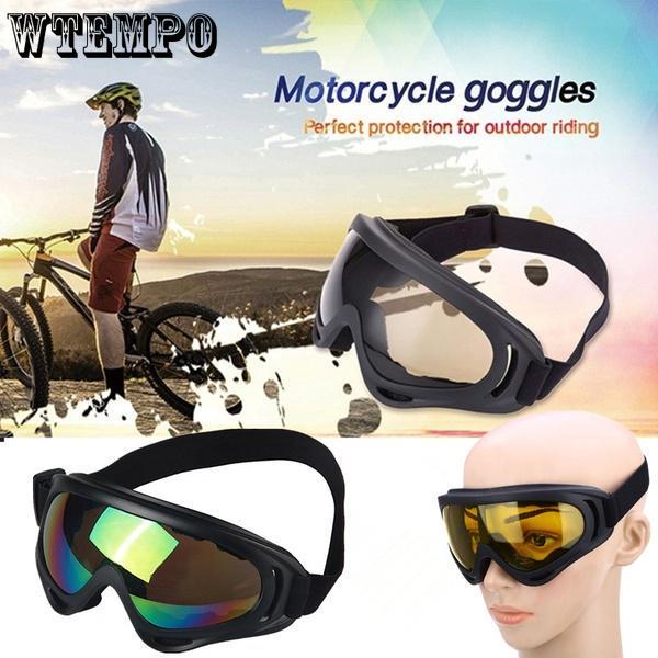 WTEMPO Outdoor Goggles X400 Motorcycle Cycling Bike ATV Glasses Safety Dustproof Striking Resistant