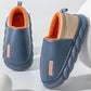 Thick-soled Cotton Shoes for Men Women Couples In Winter Indoor Outdoor Home Waterproof and Warm Cotton Slippers