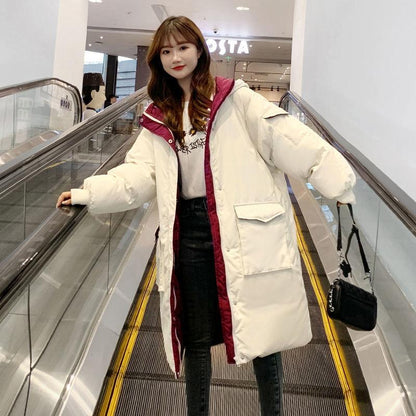 Women's Padded Jacket Loose Mid-length Down Padded Jacket Winter Padded Coat