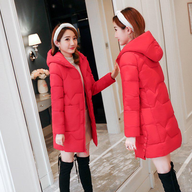 Women Parka Winter Long Coat Thick Warm  Hooded Jacket Overcoat Fashion Ladies Hairy Parkas