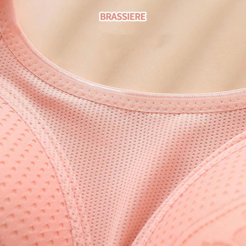 Large Size Bra Full Cup Thin Tube Top Anti-glare Sagging Shock-proof No Steel Ring Side Gather Top Support Adjustable Breathable Comfortable Bra