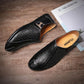 Breathable Leather Flats Loafers Men Casual Shoes Luxury Fashion Shoe