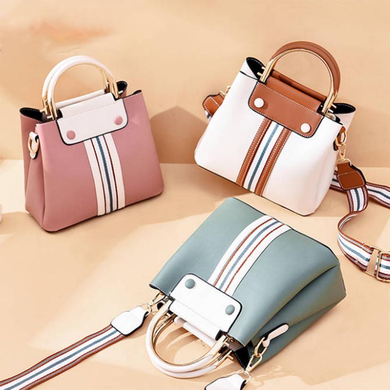 Women Three-layers Waterproof  Crossbody Bag Genuine Leather Hand Bag Multifunction Shoulder Bag