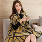 Autumn and Winter Women's Scarf Thick Cloak Shawl Korean Version of All-match Printing Scarf Cloak Women