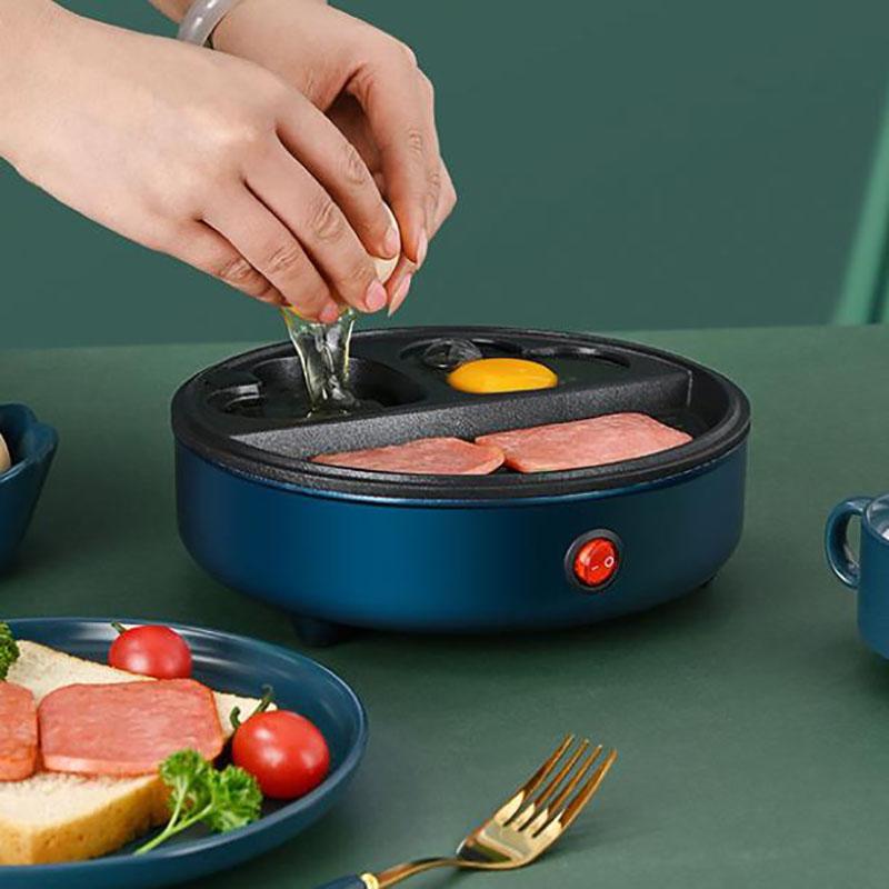 600W Round Electric Bakeware BBC Nonstick Pan Frying Egg Machine Flat Bottom Frying Pan Kitchen Supplies