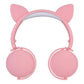 Durable Cartoon Bluetooth 5.0 Headset Wireless Foldable Little devil Cat-ear Antler Stereo headphone
