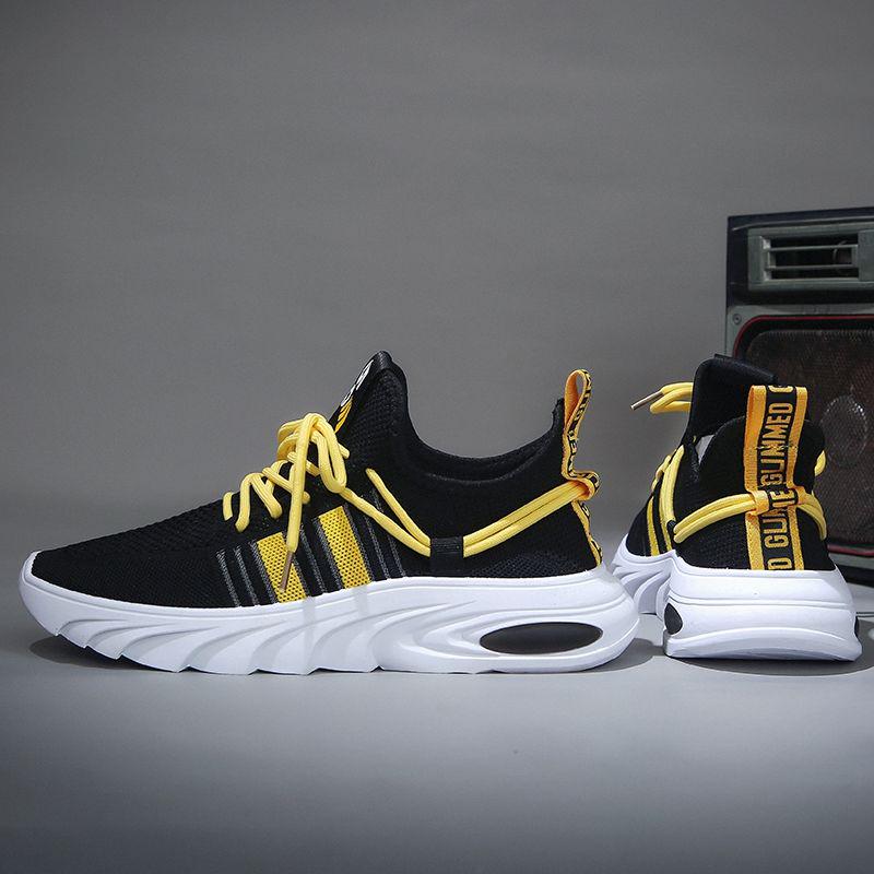 Thick Sole Shoes Men's Summer Sneakers Men Korean Trend Male Shoes Sports Casual Breathable Running Shoes