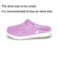 Hole Shoes Female Korean Students Wear Crystal Beach Baotou Half Drag Non-slip Flat Bottom Sandals and Slippers Male XL 45