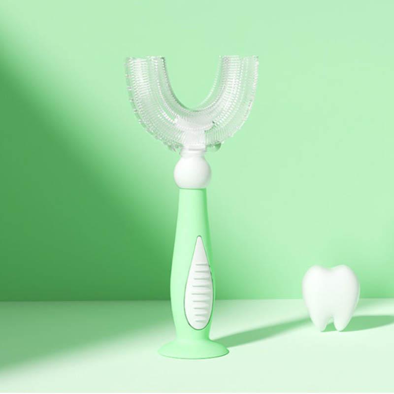 Children's U-shaped Super Soft Bristled Nano-toothbrush for Infants 2 To 6-year-old High-end Baby Small-head Toothbrush Nano
