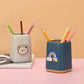 Simple Ins Pen Holder Cartoon Cute Creative Personality Student Storage Box Office Desktop Stationery Storage Box