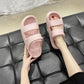Slippery Shoes Women's Summer Outside Wear Home Bathroom Bath Non-slip Sponge Cake Bottom Net Red Sandals and Slippers