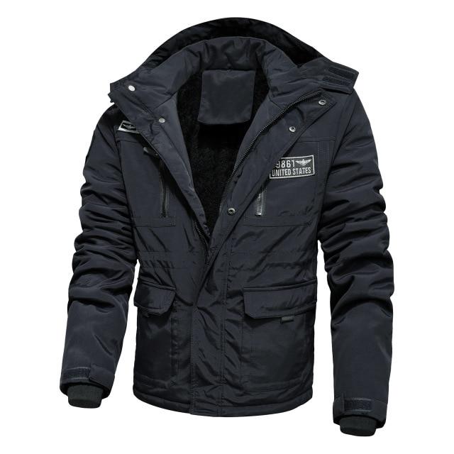 Winter Military Jacket Men Brand Quality Windbreaker Warm Outdoor Fleece Lined Overcoat Casual Slim Tactical Coat Male Parkas