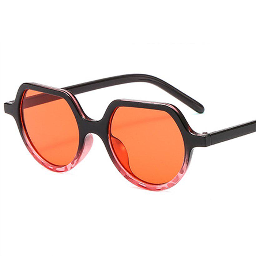 Oulylan Women Sunglasses Brand Design Luxury Irregular Small Sun Glasses Ladies Pink Glasses Fashion