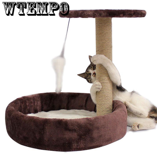 Cat Climbing Frame Cat Post Tree Pole Furniture Gym House Toy Cat Jumping Platform