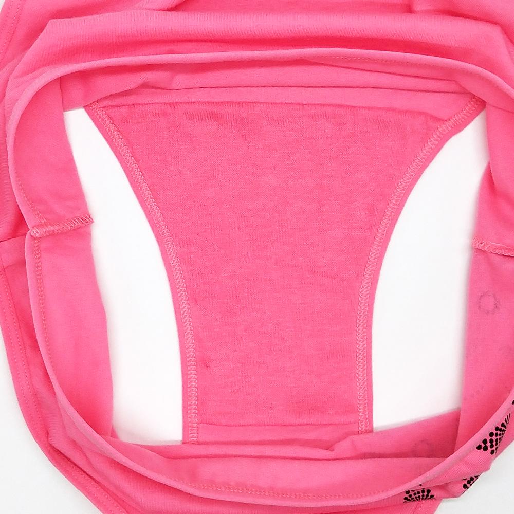 6 pcs/lot Women's Underwear Plus Size Cotton Panties Women Simple Printed Briefs