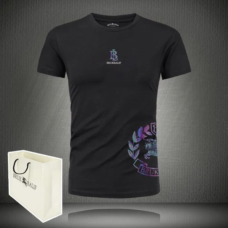 Modal T-shirt Summer Ice Silk Cool and Comfortable Tees Soft Breathable Casual Tops Men O-neck Short Sleeve Slim Shirt