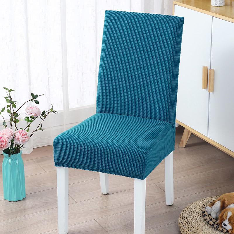 1/2/4/6Pcs Velvet Extensible Dining Chair Cover Spandex Slipcover  for Chairs Kitchen Dining Room Chair Covers Elastic Stretch