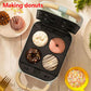650W Mini Sandwich Making Machine Breakfast Bread Maker Barbecue Maker Waffle Maker with Five Sets of Bakeware