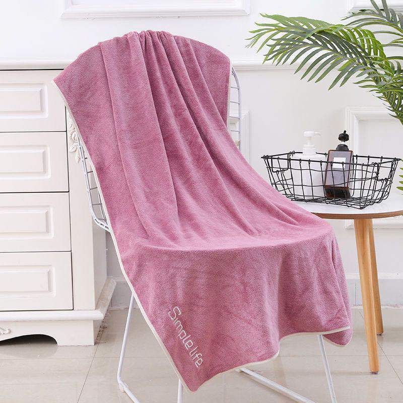 Increase The Absorbent Soft Bath Towels for Household Use Faster Than Cotton Bath Towels The Fabric Is Skin-friendly and Soft