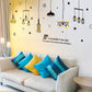 [Wall sticker ]Ceiling Lamp Wall Stickers For Kids Rooms Living Room Bedroom Kitchen Bathroom Art De