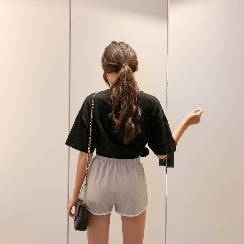 Sports Shorts Women's Summer Yoga Loose Large Size High Waist Wide-leg Summer Women's Shorts Casual Wide-leg Shorts