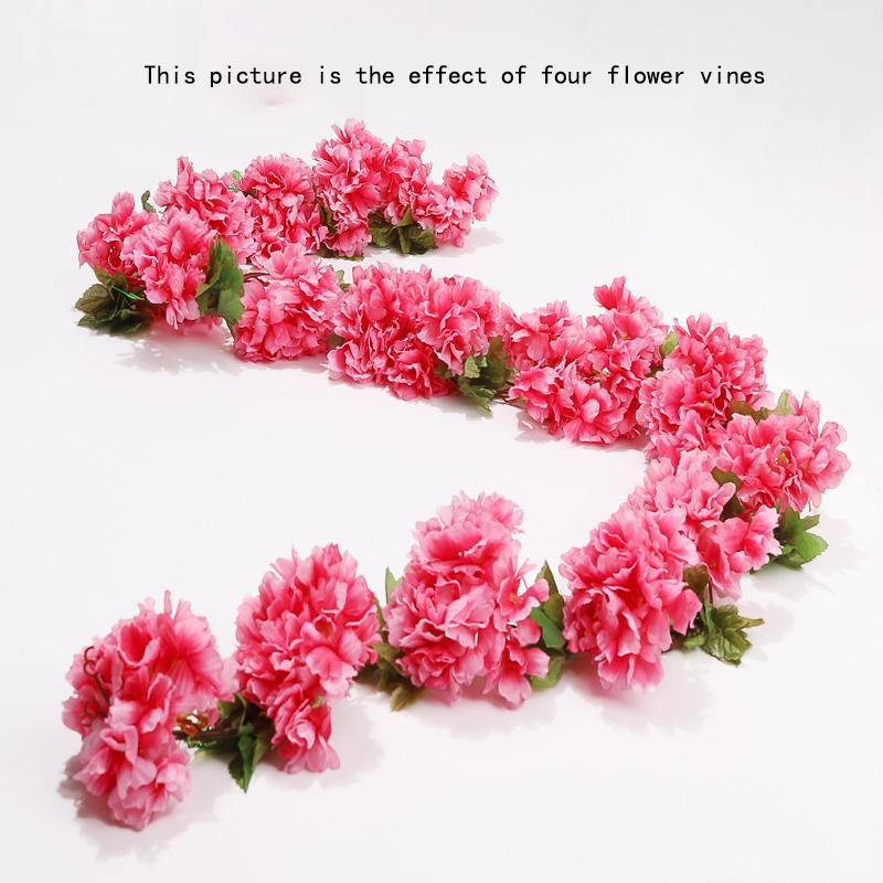 Simulation Sunflower Rattan Sun Flower Rattan Vine Indoor Living Room Air Conditioning Pipe Winding Wall Hanging Decoration