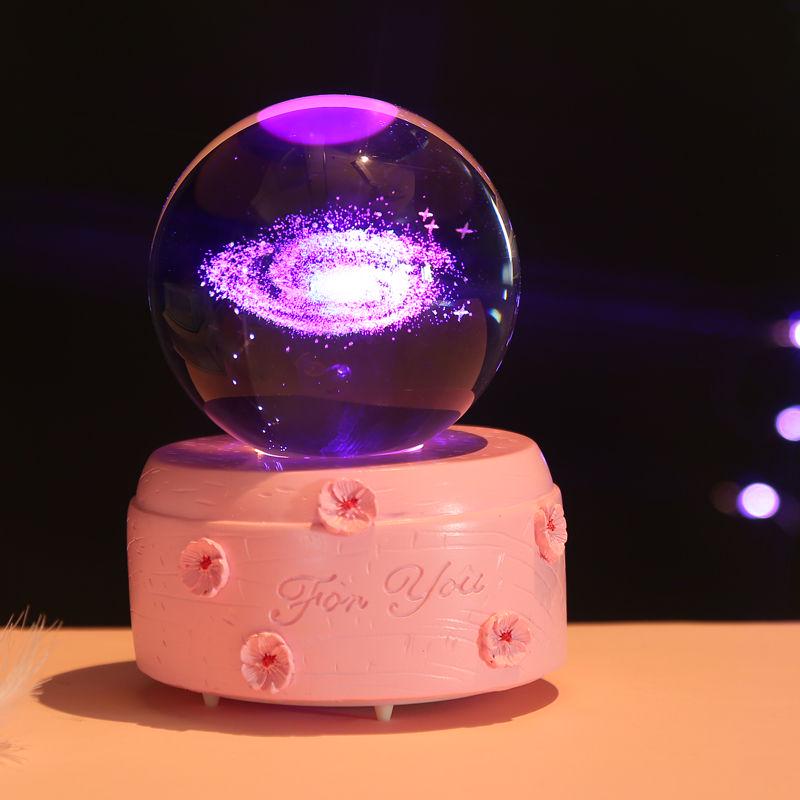 Crystal ball Christmas living room decoration Christmas present Room decoration Christmas