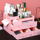 Desktop Cosmetic Storage Box Plastic Storage Rack Drawer Makeup Box Transparent Finishing Box Dressing Table Rack