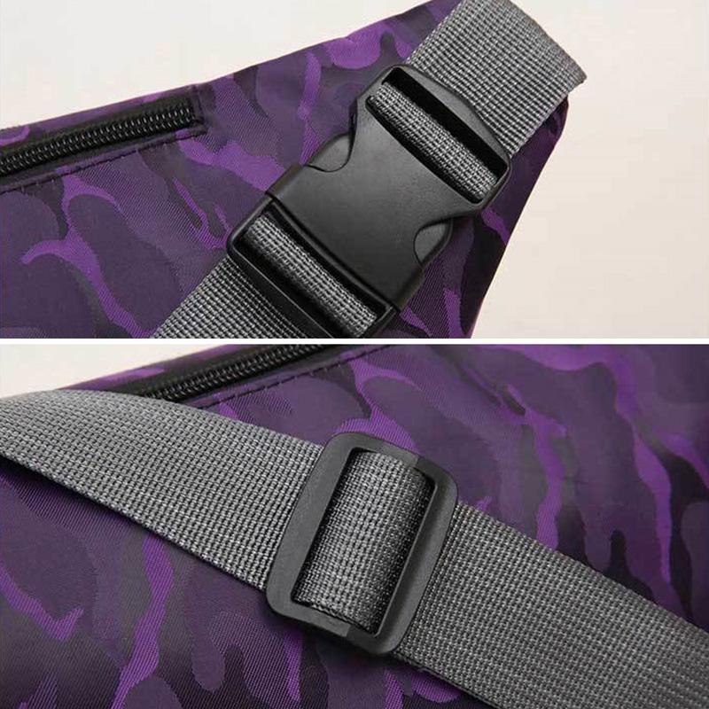 Men's and Women's Chest Bag Texture Waterproof Waist Bag Trend Large-capacity Multi-functional Messenger Wallet