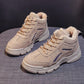 Winter Martin Boots Women Plus Velvet Cotton Shoes British Style All-match Warm and Comfortable Non-slip Shoes