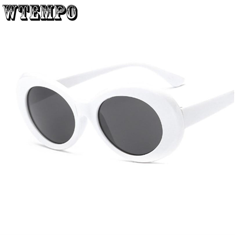 Clout Goggles NIRVANA Kurt Cobain Round Sunglasses Men Women Brand Designer Mirrored Glasses Male Fe