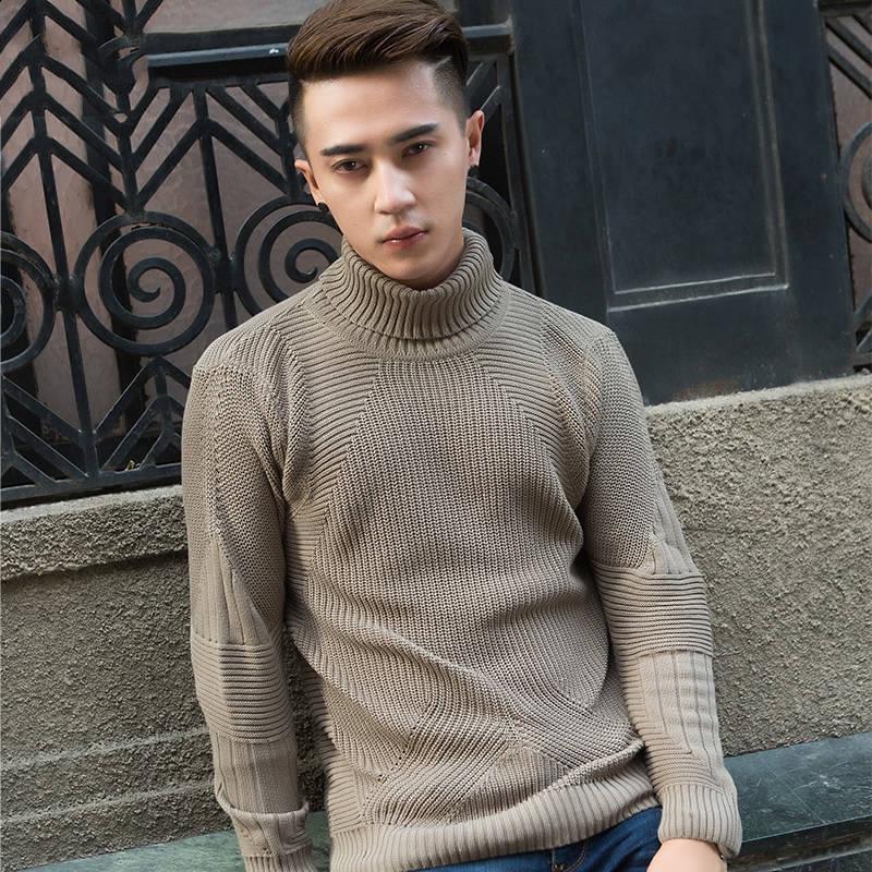 Cotton Sweater Men 2019 Autumn Fashion Long Sleeve Knitted Pullover Men Cashmere Sweater Men Clothes