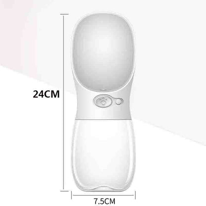 Portable Pet Water Bottle Travel Outdoor Leak Proof Cat Dog Water Feeder Bowl Dispenser