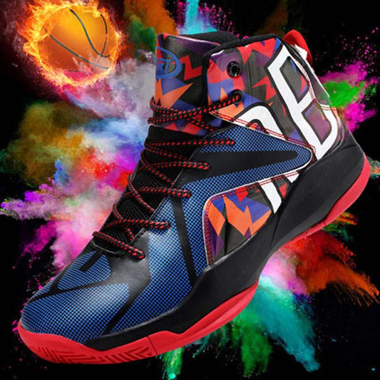 39-47 Men Shockproof Basketball Shoes Sneakers Wear-resistant Lightweight Breathable Running Shoes