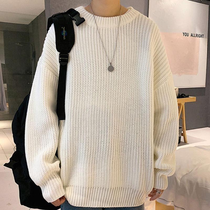 Winter Warm and Comfortable Loose Sweater Men's Versatile Thickened Bottoming Sweater