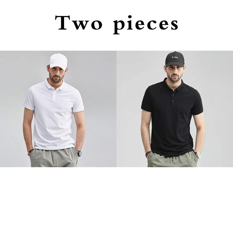 Short-sleeved T-shirt Men's Shirt Solid Color Loose Round Neck Shirt Summer