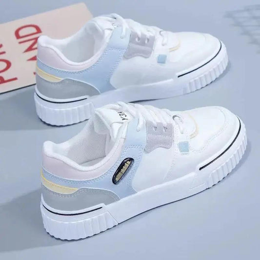Little White Shoes Female Board Shoes Student Korean Female Harajuku Style Casual All-match Shoes Female
