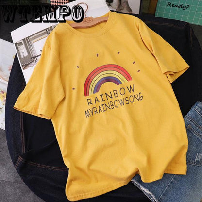 Modern Fashion T Shirt Women Clothes Summer Casual Cartoon Print Tshirt Harajuku Tops Vogue T-shirt
