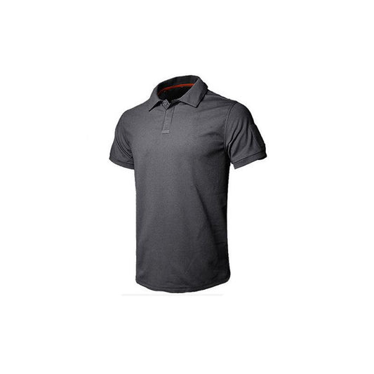 Archon Lapel Quick-drying T-shirt Men's Quick-drying Short-sleeved Loose Summer  Shirt Outdoor Round Neck Tactical    Shirt