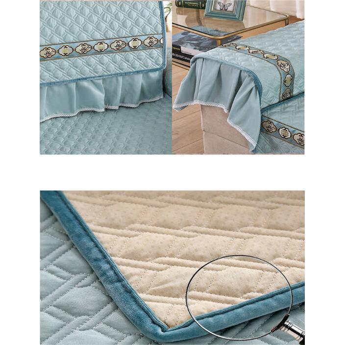 Anti-dirty Non-slip Sofa Cover Mat Cushion All-inclusive Multi-size Sofa Towel for Sectional Sofa