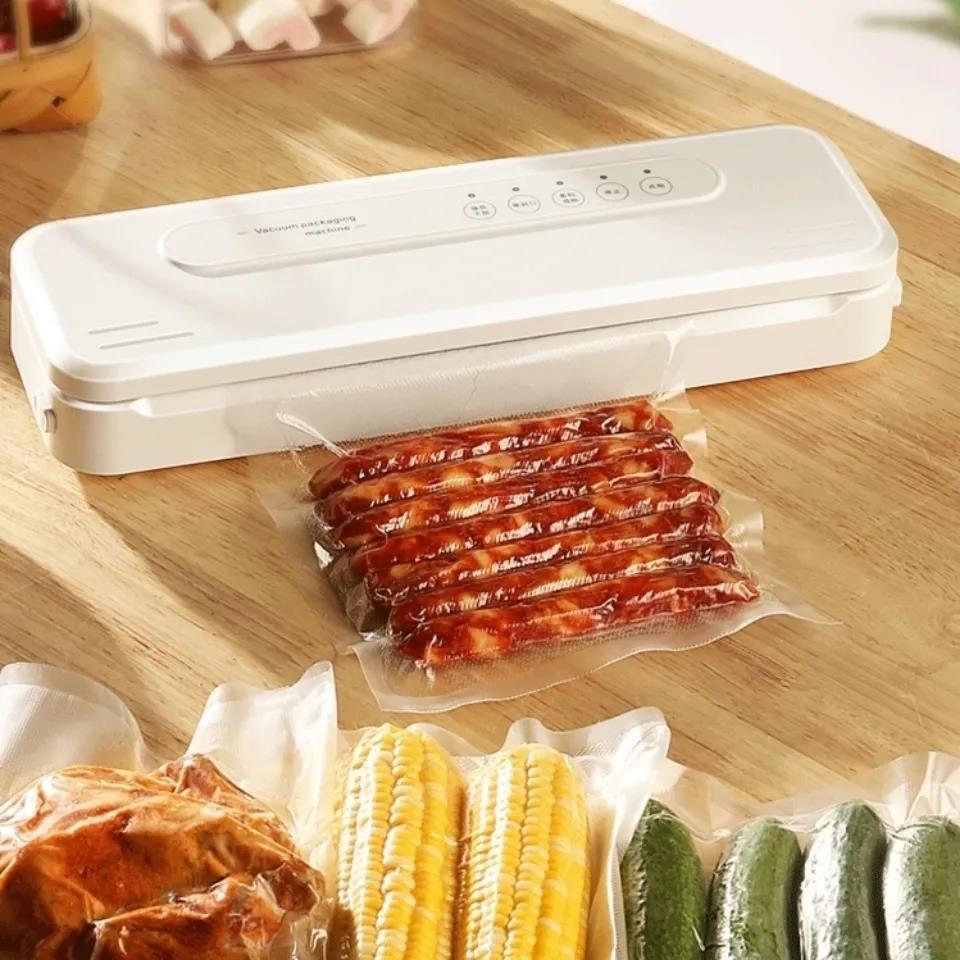 Best Food Vacuum Sealer Automatic Commercial Household Food Vacuum Sealer Packaging Machine Include 10Pcs Bags