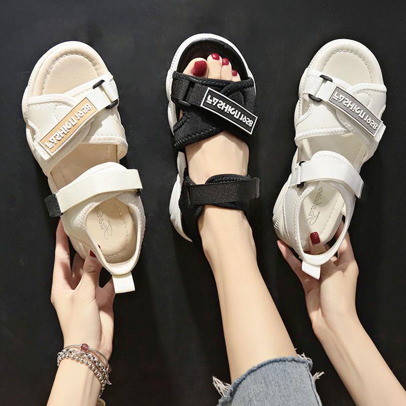Sports Sandals Women's Summer Fashion Wear Student Korean Version  The Thick-soled Sponge Cake Bear Daddy Shoes