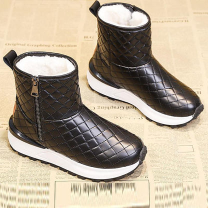 Snow Boots Women Autumn and Winter Plus Velvet Cotton Shoes Wild Cotton Boots Winter Martin Boots Short Boots