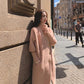 Winter Imitation Mink Fur Coat Fashion Mid-length Loose Fur Mink Coat