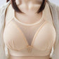 Thin Section Large Size Gathered Beauty Back No Steel Ring Anti-glare Anti-sagging Tube Top Women's Underwear Bra