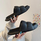 Step on Shit Feeling EVA Slippers Women's Summer Home Non-slip Outside Wear Thick Bottom Bathroom Bath Slippers