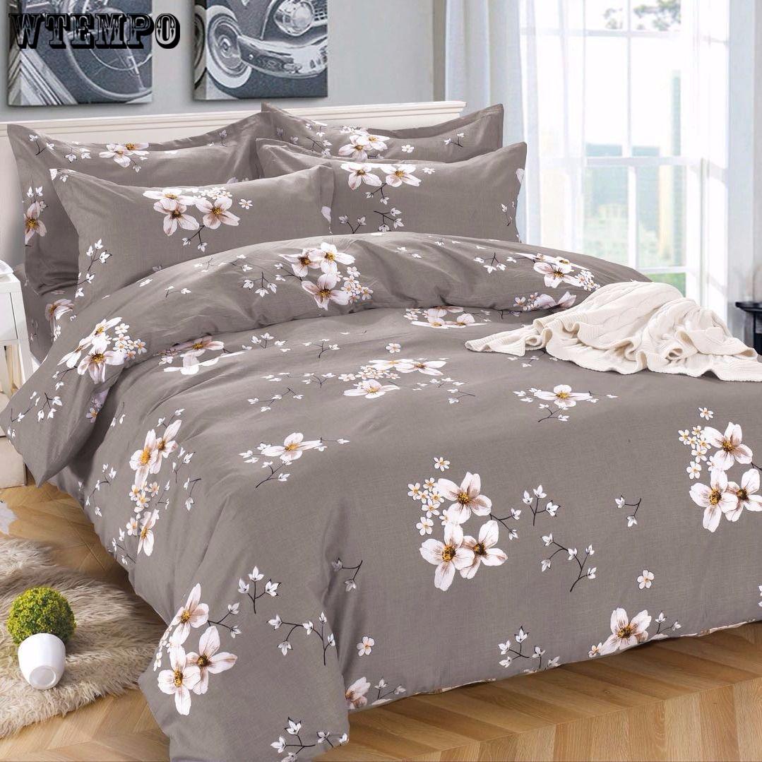 Bed Cover Set Cartoon Duvet Cover Adult Bed Sheets and Pillowcases Comforter Bedding Set