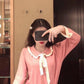 Knitwear Autumn and Winter New Female Foreign Body Slim Slimming Wooden Ear Long-sleeved Shirt