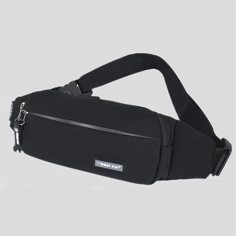 Sports Pockets Running Mobile Phone Pockets Men and Women Outdoor Waterproof Ultra-thin Small Belt Shoulder Bag Glasses Wallet Storage Bag