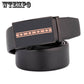 Men's Belts PU leather male luxury strap long belt for men designer belts men Black
